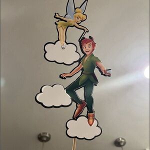 Peter Pan and Tinker Bell Cake Topper